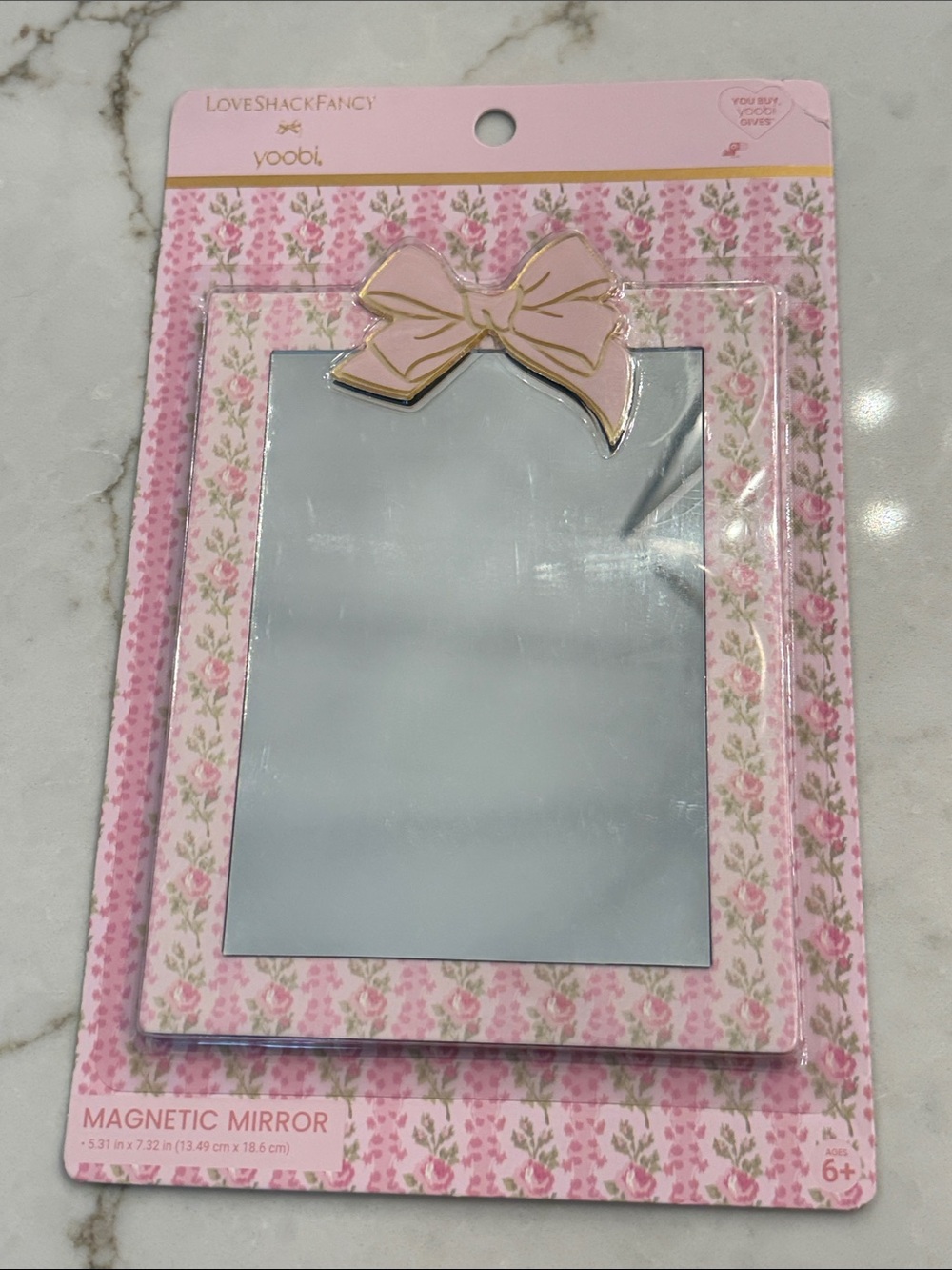 LoveShackFancy x yoobi Magnetic Mirror